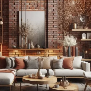 راهنمای استفاده از آجر نما در دکوراسیون داخلی منزل