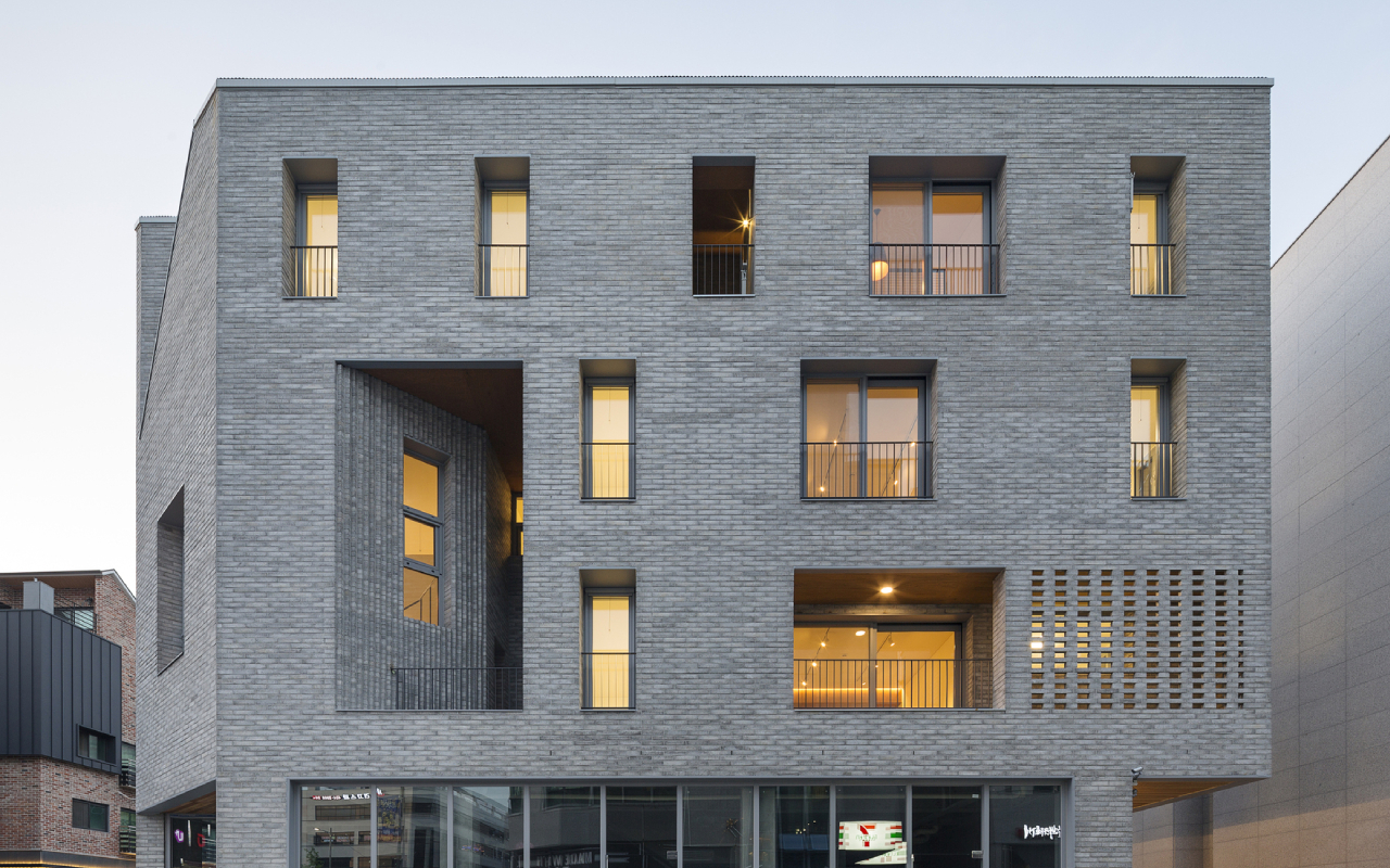 نصب آجر نمای نسوز طوسی