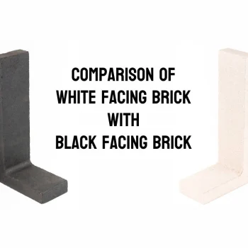 مقایسه آجر نمای سفید با آجر نمای مشکی